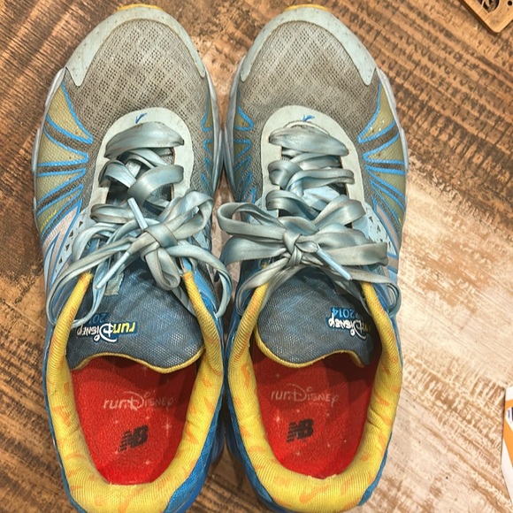 New Balance Run Disney Cinderella - Light Blue and Yellow Athletic Shoes - Picture 1 of 6